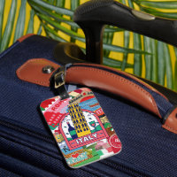 Itália viagem - selos e autocolantes