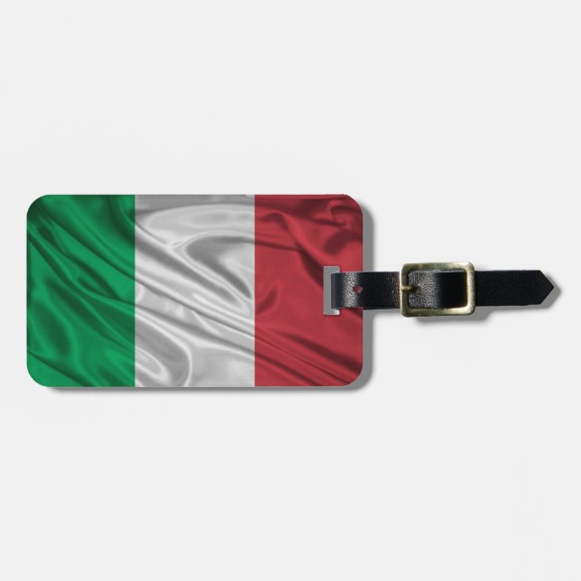 Etiqueta De Bagagem Italiano (Frente Horizontal)