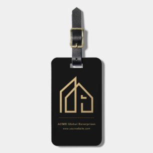 Etiqueta De Bagagem Item do promocional Nome do imóvel moderno Logotip
