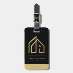 Etiqueta De Bagagem Item do promocional Nome do imóvel moderno Logotip