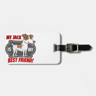 Etiqueta De Bagagem Jack Russell - melhor amigo