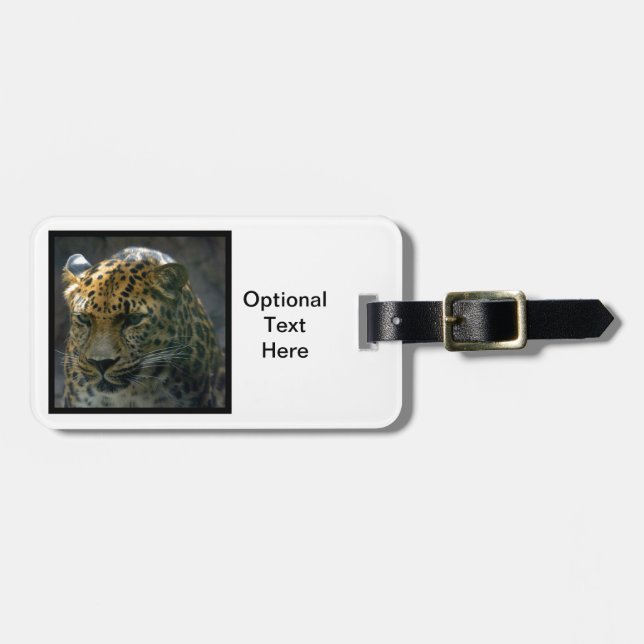 Etiqueta De Bagagem Jaguar (Frente Horizontal)