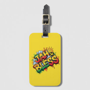 Etiqueta De Bagagem Jah Bless Reggae