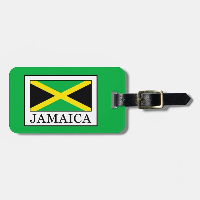 Etiqueta De Bagagem Jamaica (Frente Horizontal)