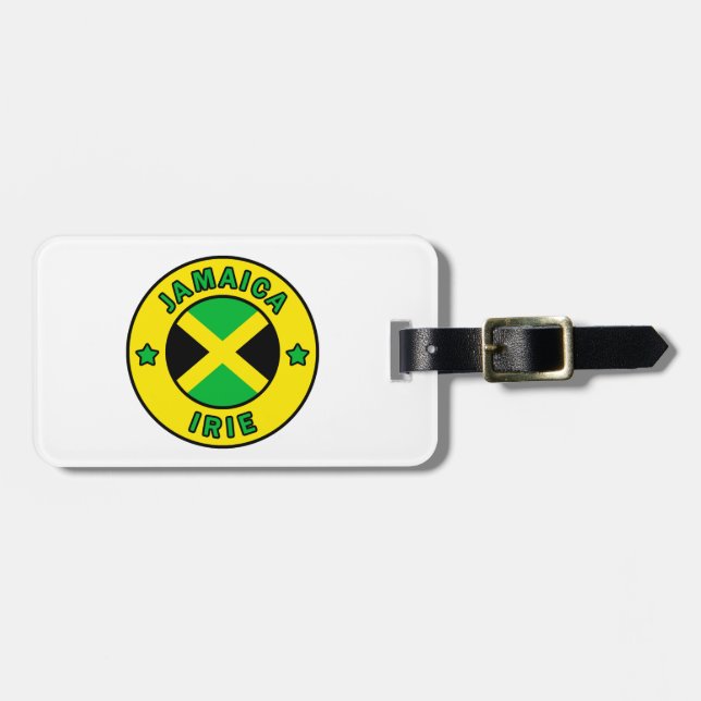 Etiqueta De Bagagem Jamaica Irie (Frente Horizontal)
