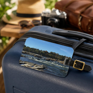 Etiqueta De Bagagem James River Scenic Nature Inspirado
