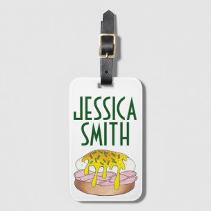 Etiqueta De Bagagem Jantar de Comida do Café da Manhã de Ovos Personal