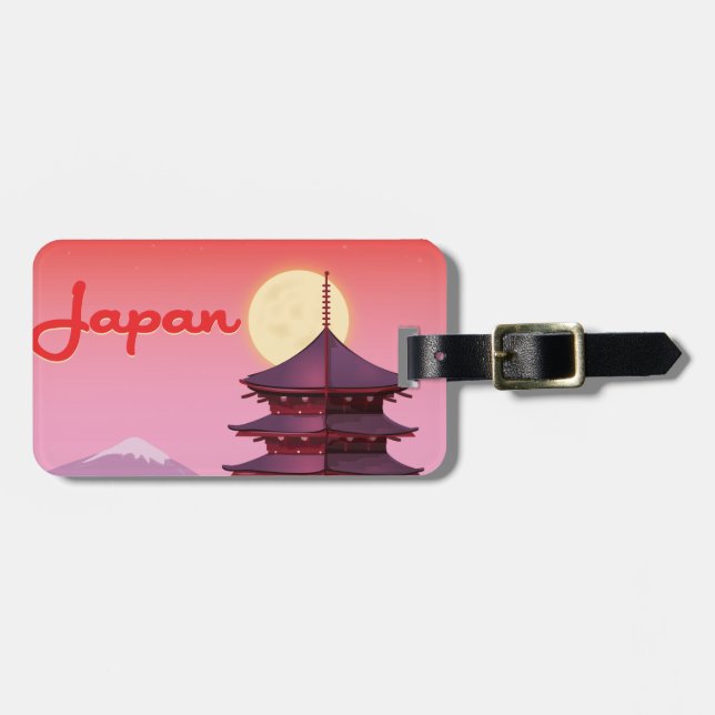 Etiqueta De Bagagem Japão (Frente Horizontal)