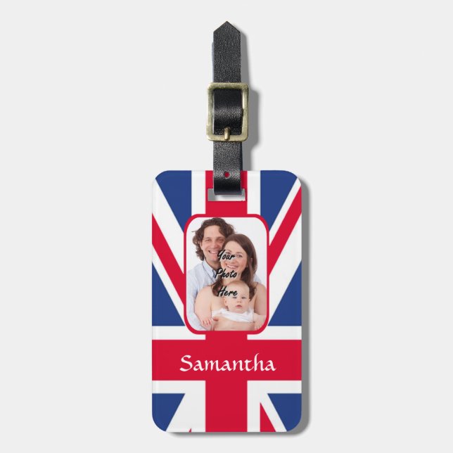 Etiqueta De Bagagem Jaque de união personalizado (Frente Vertical)