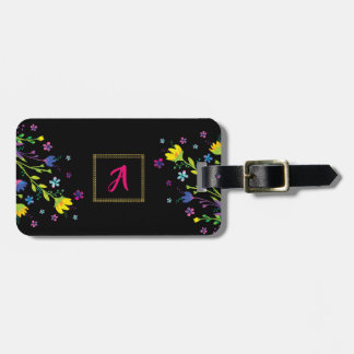 Etiqueta De Bagagem Jardim da noite mágica personalizado