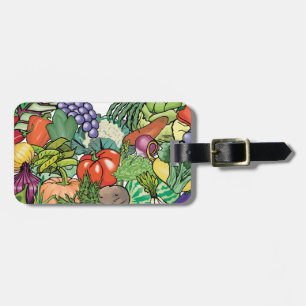 Etiqueta De Bagagem Jardineiro vegetal
