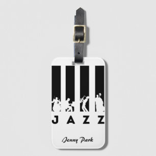 Etiqueta De Bagagem Jazz players personalizados
