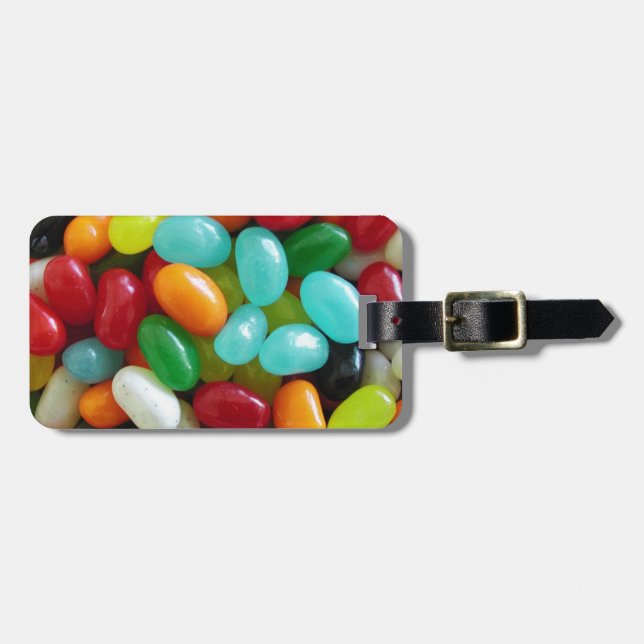 Etiqueta De Bagagem Jelly Beans (Frente Horizontal)