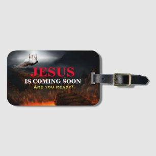 ETIQUETA DE BAGAGEM JESUS VEM EM BREVE