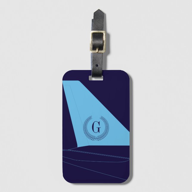 Etiqueta De Bagagem Jet-Setter (Frente Vertical)