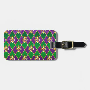 Etiqueta De Bagagem Jewelry Background Mardi Gras