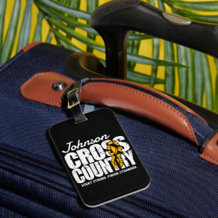 Etiqueta De Bagagem Jogador de Equipe Executante de TEXT de ADD entre