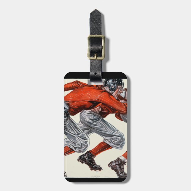 Etiqueta De Bagagem Jogadores de futebol (Frente Vertical)