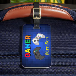 Etiqueta De Bagagem Jogo Colorido de Vídeo para Jogadores Personalizad