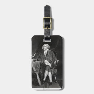 Etiqueta De Bagagem John Adams