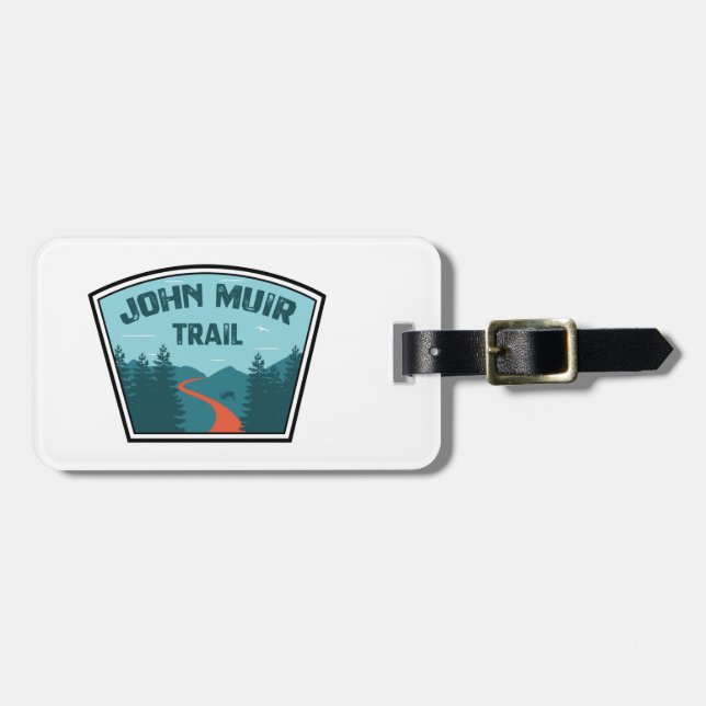 Etiqueta De Bagagem John Muir Trail (Frente Horizontal)