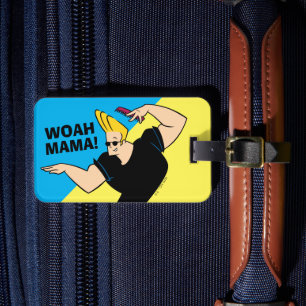 Etiqueta De Bagagem Johnny Bravo Combing Hair