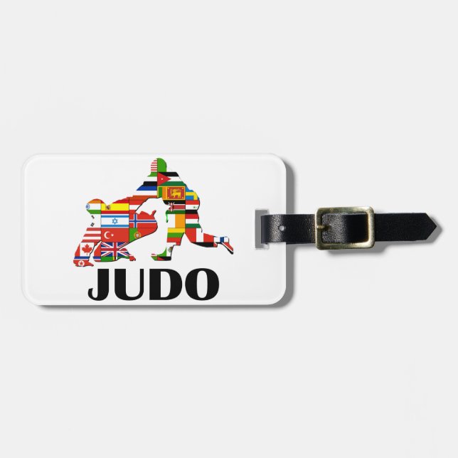 Etiqueta De Bagagem Judo (Frente Horizontal)