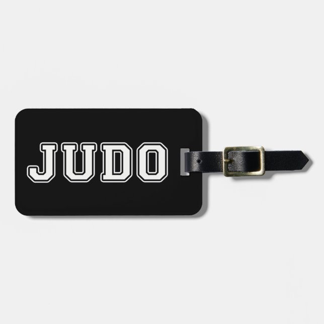 Etiqueta De Bagagem Judo (Frente Horizontal)