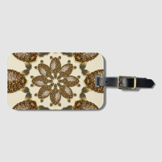 Etiqueta De Bagagem kaleidoscopic (Frente Horizontal)