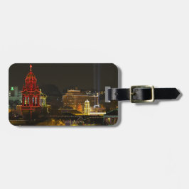 Etiqueta De Bagagem Kansas City Plaza Lights