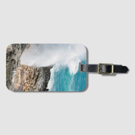 Etiqueta De Bagagem Kauai Aqua Ocean Chifre Jorrando Poipu 