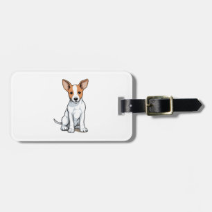Etiqueta De Bagagem Kawaii Basenji Puppy