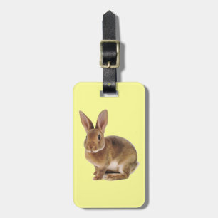 Etiqueta De Bagagem Kawaii Cute Bunny Rabbit