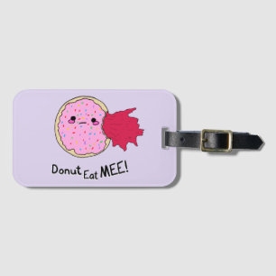 Etiqueta De Bagagem Kawaii Jam Donut Coma Me