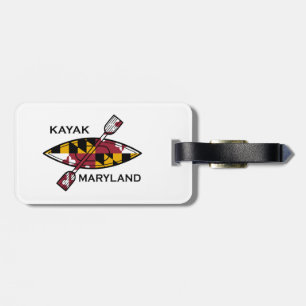 Etiqueta De Bagagem Kayak Maryland