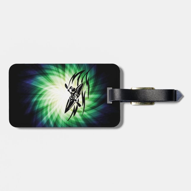 Etiqueta De Bagagem Kayaking legal (Traseira Horizontal)