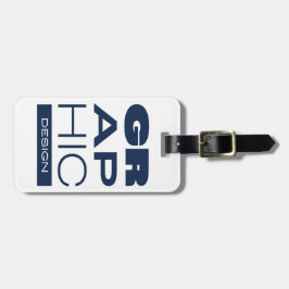 Etiqueta De Bagagem Kean MGC Graphic Design