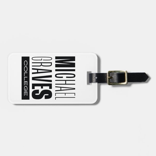 Etiqueta De Bagagem Kean MGC Michael Graves (Frente Horizontal)