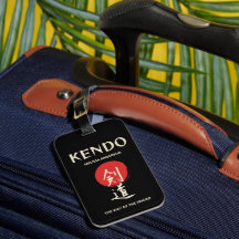 Kendo Vintage Vermelho Preto