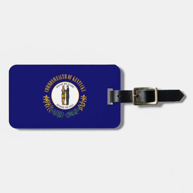 Etiqueta De Bagagem Kentucky (Frente Horizontal)