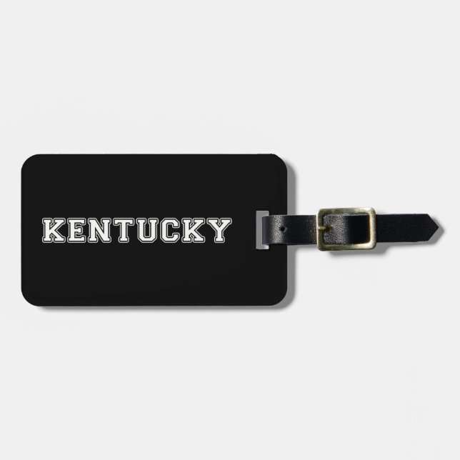 Etiqueta De Bagagem Kentucky (Frente Horizontal)