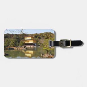 Etiqueta De Bagagem Kinkaku-ji 金 閣 寺 Templo do Pavilhão do Ouro