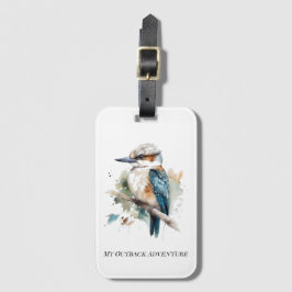 Etiqueta De Bagagem Kookaburra True Blue, personalizado