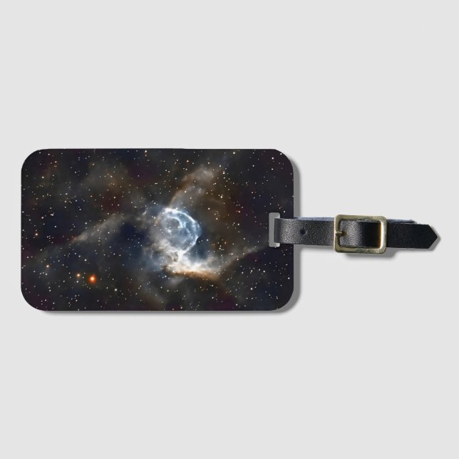Etiqueta De Bagagem Kosmisches Design (Frente Horizontal)