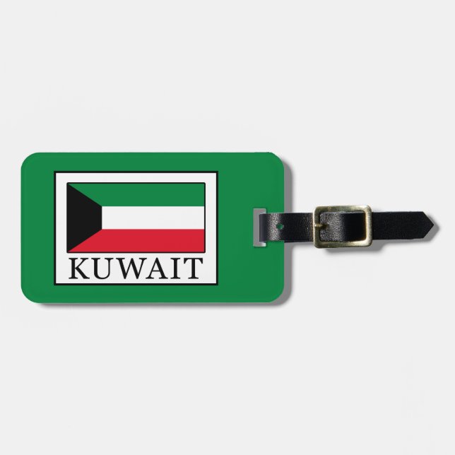 Etiqueta De Bagagem Kuwait (Frente Horizontal)