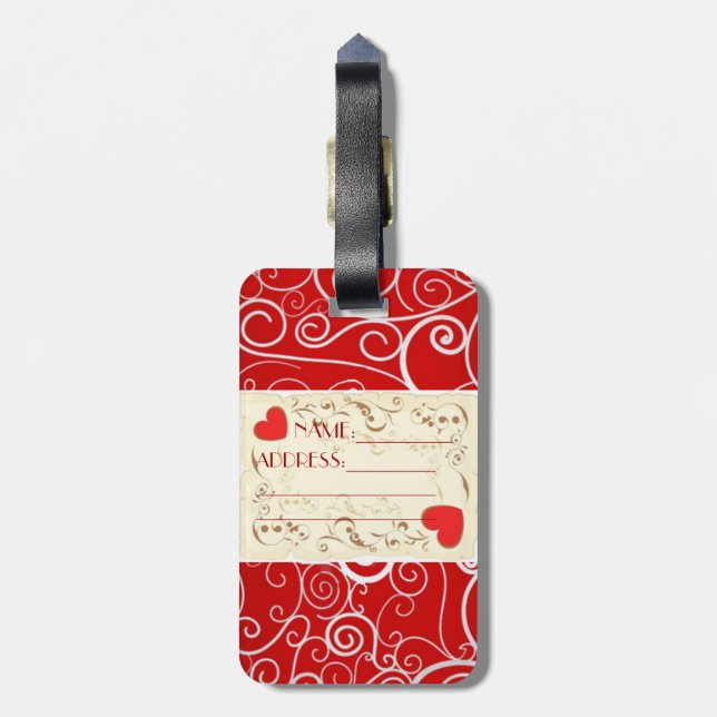 ETIQUETA DE BAGAGEM LADY ELEGANCE COLLECTION (Traseira Vertical)