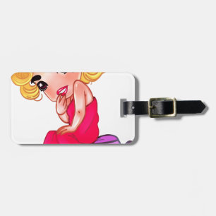 Etiqueta De Bagagem Lady.png clássico