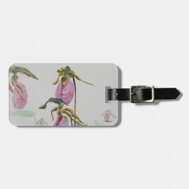 Etiqueta De Bagagem Lady Slippers (Frente Horizontal)