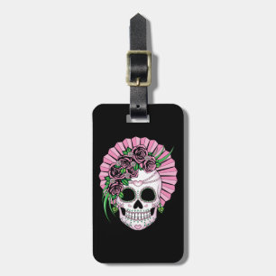 Etiqueta De Bagagem Lady Sugar Skull