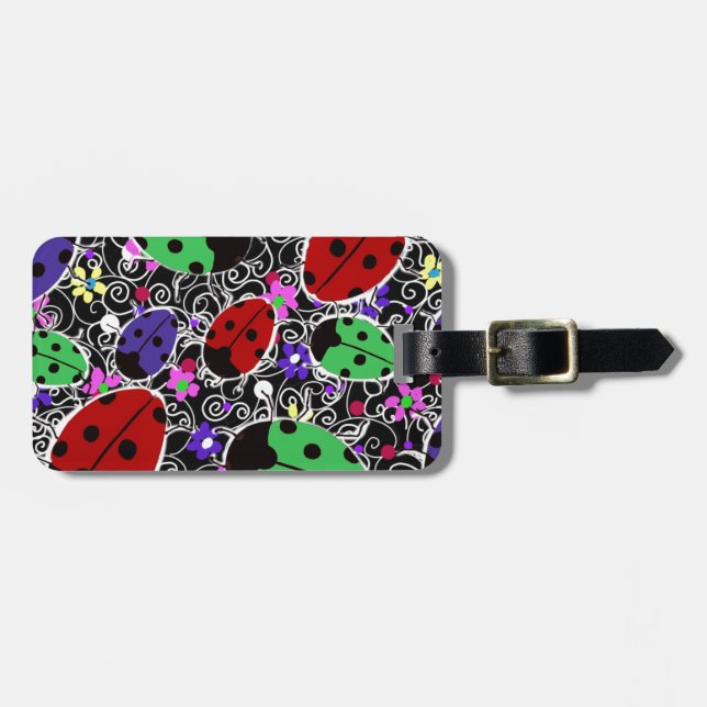 Etiqueta De Bagagem Ladybug (Frente Horizontal)